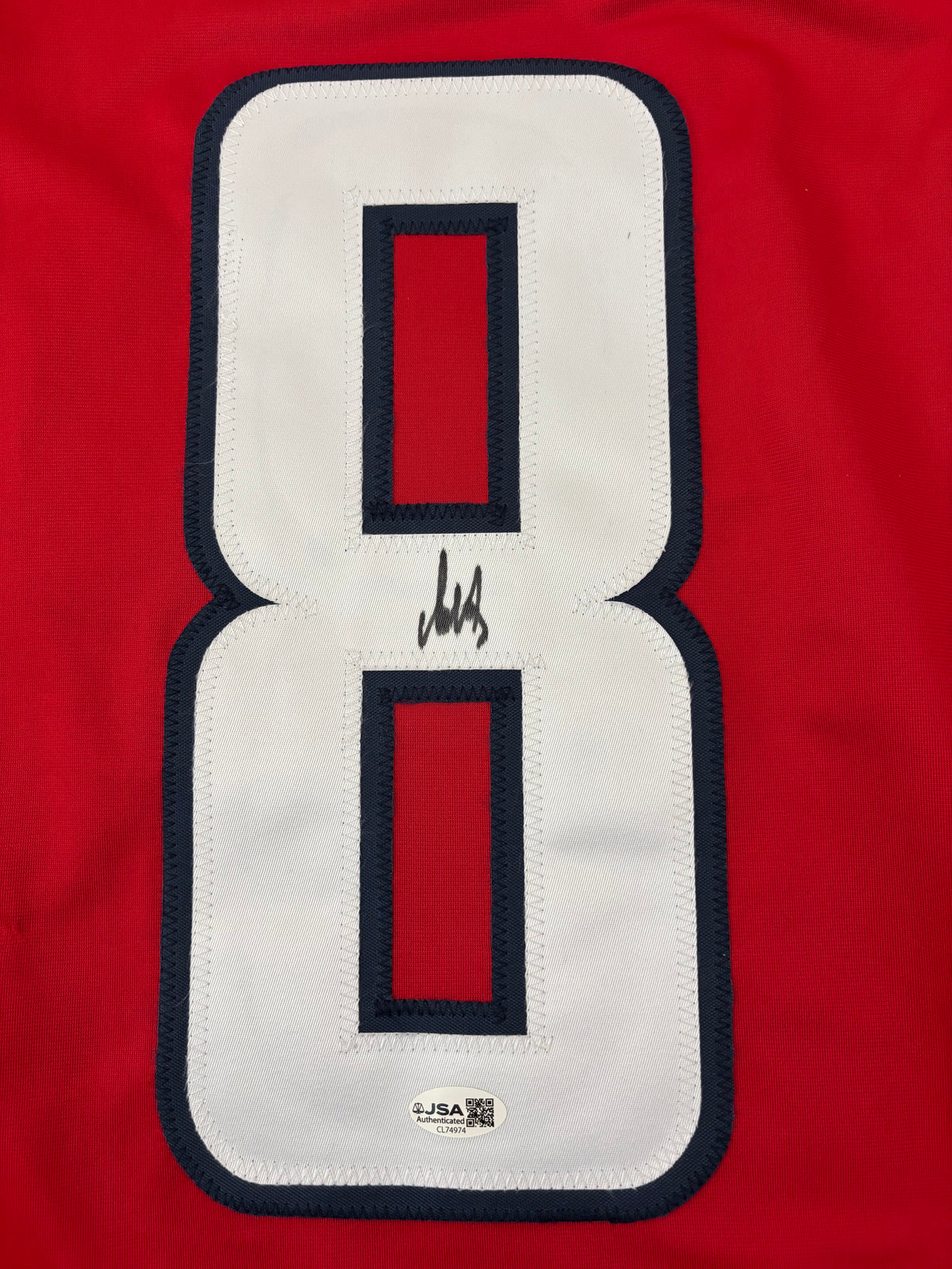 Alexander Ovechkin Signed Washington Red Hockey Jersey (JSA)