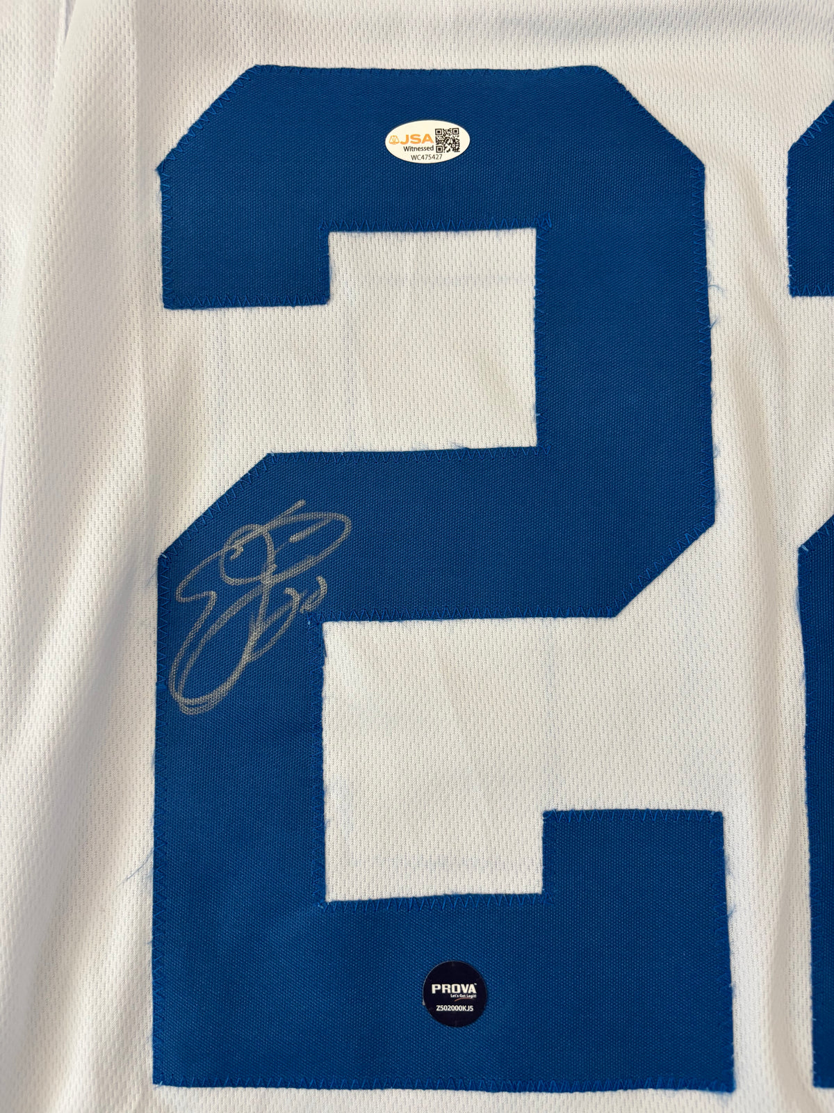 Emmitt Smith Signed Dallas White Jersey (PSA)