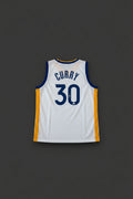 Stephen Curry Signed GS White Basketball Jersey (JSA)