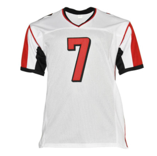 Michael Vick Signed Atlanta White Football Jersey (Beckett)