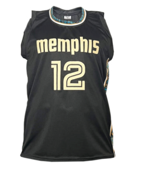Ja Morant Signed Memphis Black Jersey (Beckett)