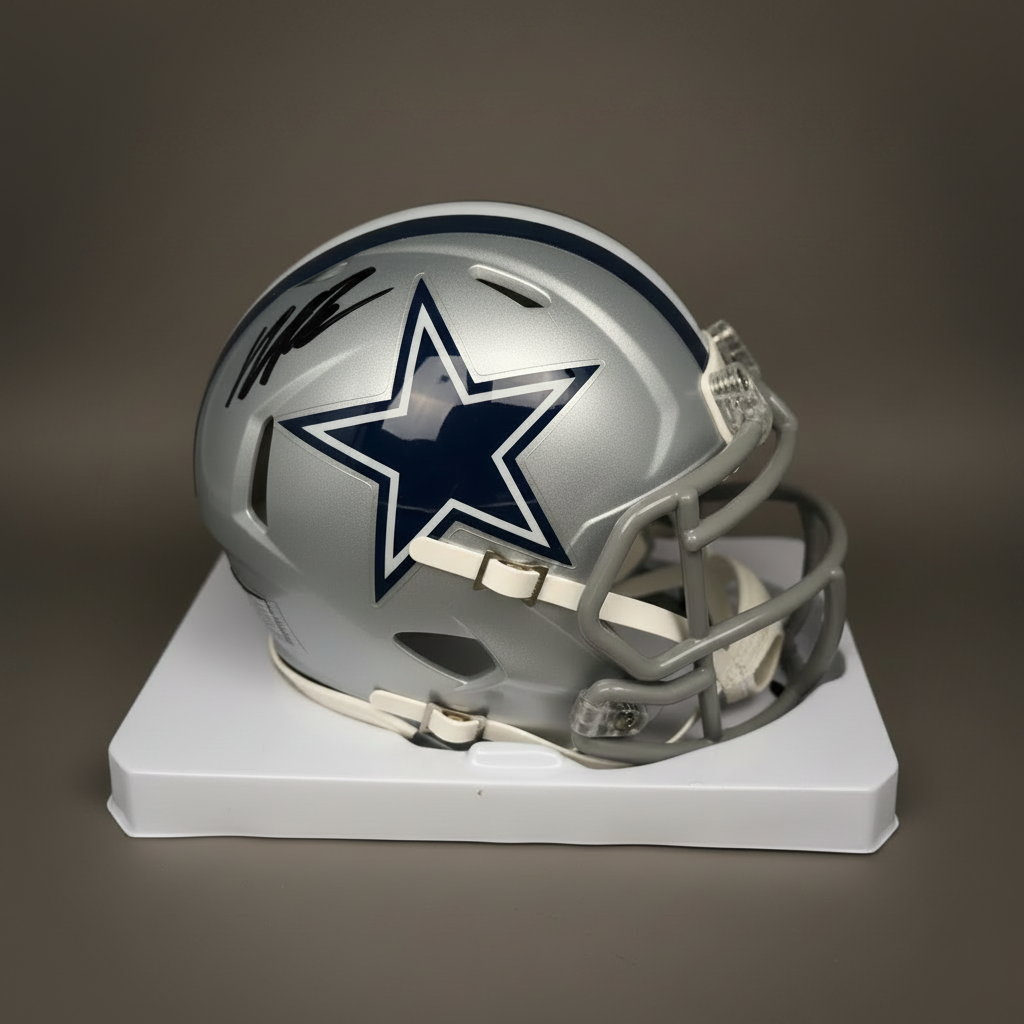 Micah Parsons Signed Dallas Cowboys Mini Football Helmet (Fanatics)