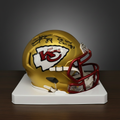 Travis Kelce Signed Kansas City Chiefs SB LIV Champs Mini Football Helmet (Beckett)