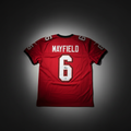 Baker Mayfield Signed Tampa Bay Buccaneers Red Football Jersey (Beckett)