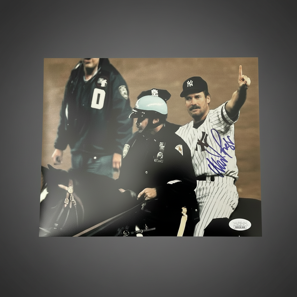 Wade Boggs Signed NY Pose 1 8x10 Photo (JSA)