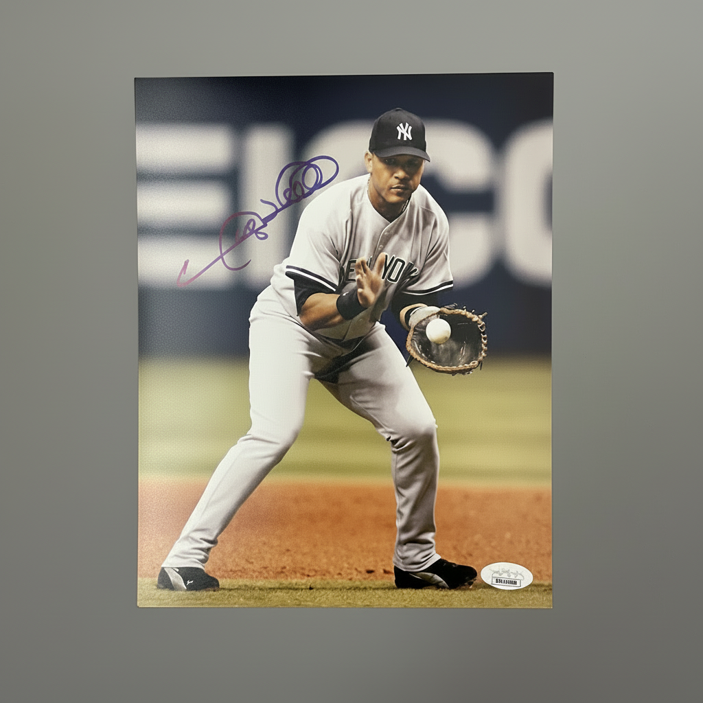 Gary Sheffield Signed NY Pose 17 8x10 Photo (JSA)