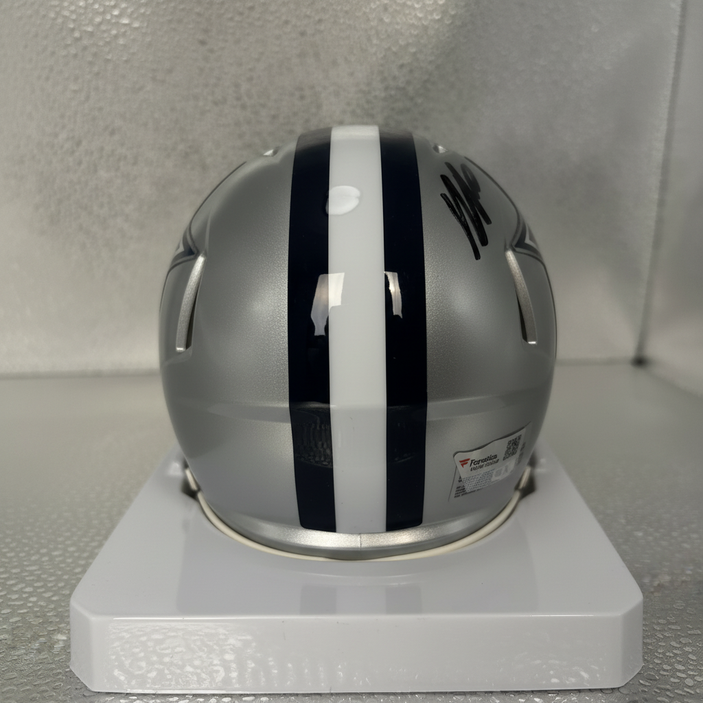 Micah Parsons Signed Dallas Cowboys Mini Football Helmet (Fanatics)