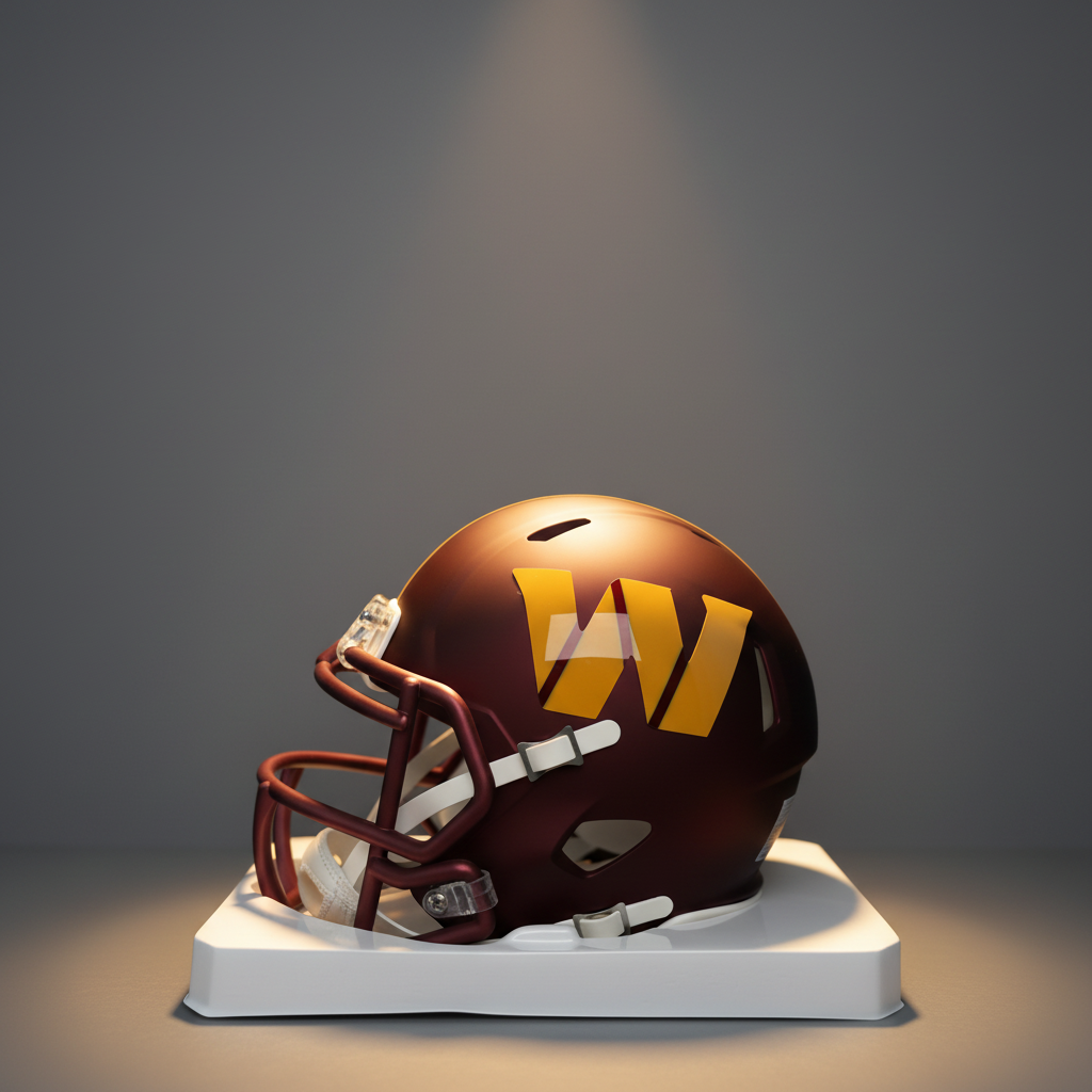 Jayden Daniels Signed Washington Commanders Speed Mini Football Helmet (Fanatics)